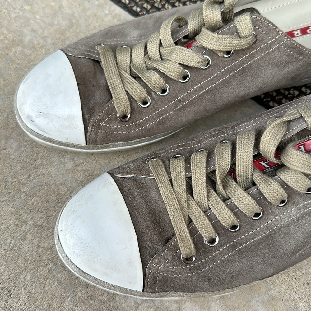 PRADA Suede Sneaker - Picture 4 of 11